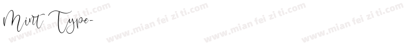 Mint Type字体转换